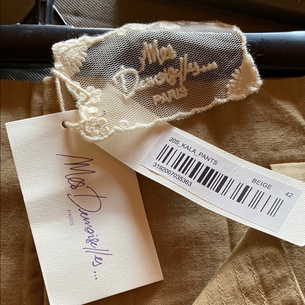 Mes Demoiselles Tan Wide Leg Pants - Picture 7 of 7